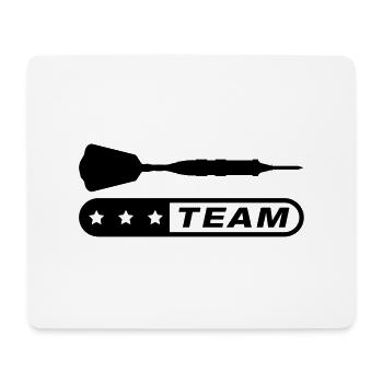 darts_team_wu1 - Mousepad (Querformat) - Weiß - Vorne