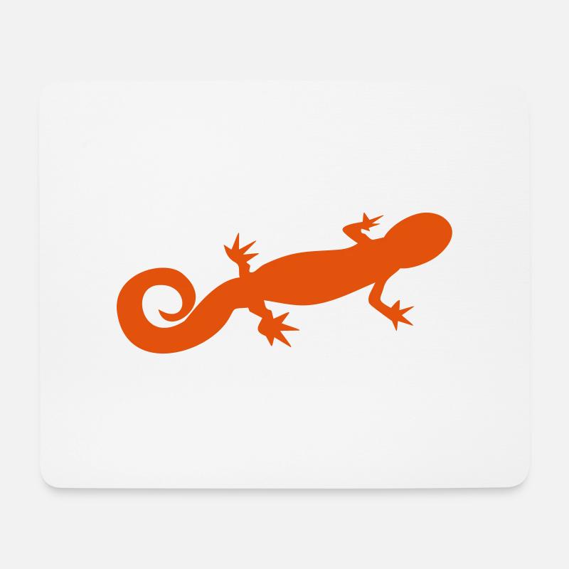 salamander - Mousepad (Querformat) - Weiß