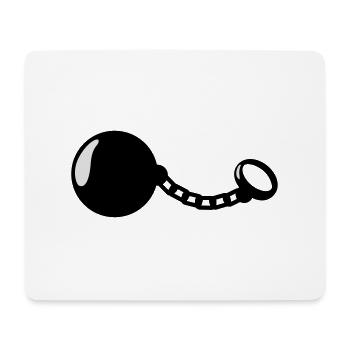 Prison Ball - Mouse Pad (horizontal) - white - Front