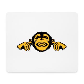 Schimpanse Affe Affe Finger Ohr - Mousepad (Querformat) - Weiß - Vorne
