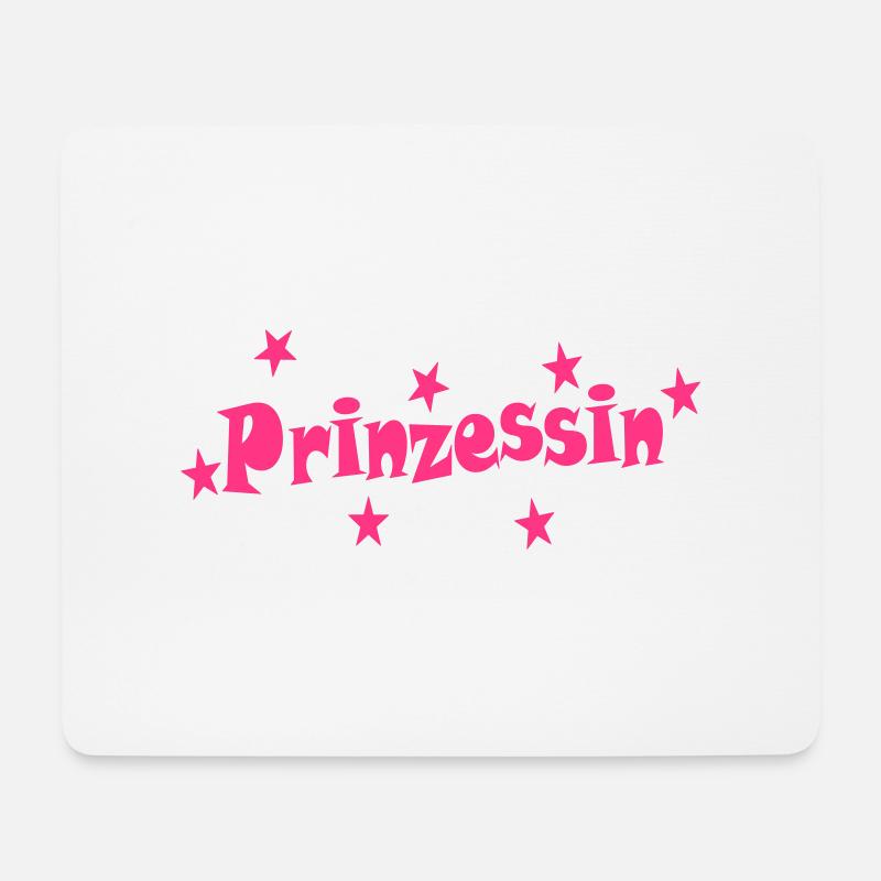 Prinzessin - Mousepad (Querformat) - Weiß