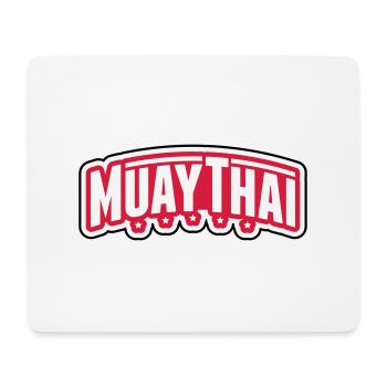 muay_thai_gn2 - Mousepad (Querformat) - Weiß - Vorne