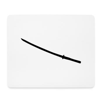 katana_sword - Mouse Pad (horizontal) - white - Front