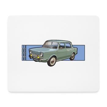 Classic car - Mouse Pad (horizontal) - white - Front