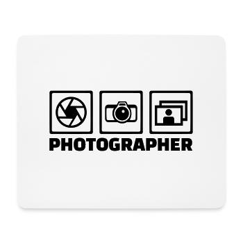 Photographer - Mouse Pad (horizontal) - white - Front