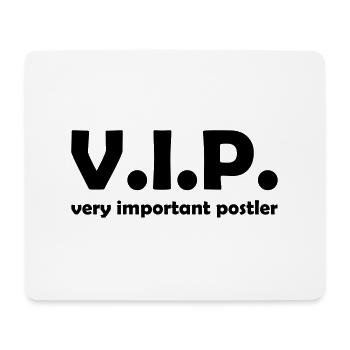 Very Important Postler Briefträger Zusteller - Mousepad (Querformat) - Weiß - Vorne