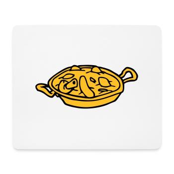 choucroute d'Alsace Sauerkraut plat alsacien - Tapis de souris (format paysage) - blanc - Devant