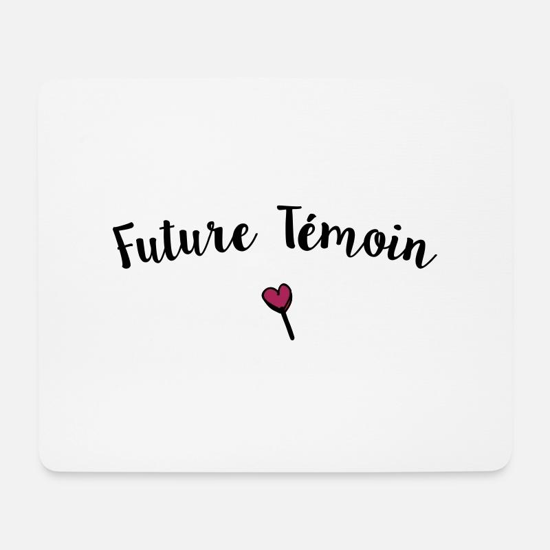 Future witness - Mouse Pad (horizontal) - white