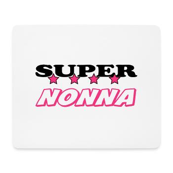 Super nonna - Mouse Pad (horizontal) - white - Front