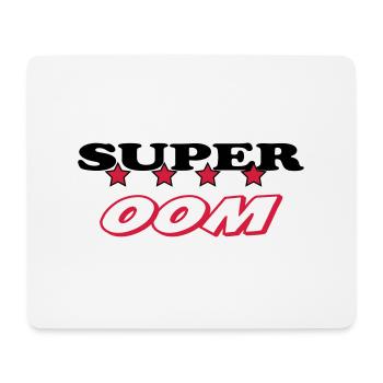 Super oom - Mouse Pad (horizontal) - white - Front