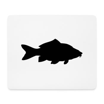Karpfen - Fisch - Fish - Mousepad (Querformat) - Weiß - Vorne