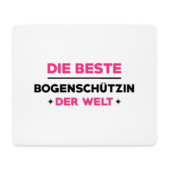 Bogenschießen Bogenschütze Bogenschiessen Bogen - Mousepad (Querformat) - Weiß - Vorne