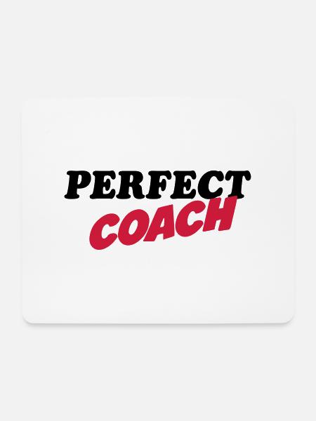 Perfect coach - Mouse Pad (horizontal) - white