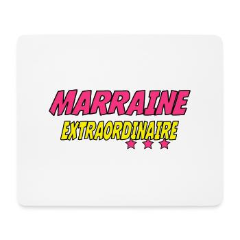 Marraine extraordinaire - Tapis de souris (format paysage) - blanc - Devant