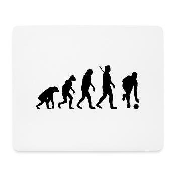 Evolution Kegeln - Mousepad (Querformat) - Weiß - Vorne