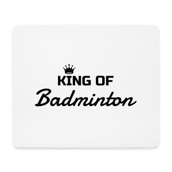 Badminton / Badminton Player / Birdie / Sport - Mouse Pad (horizontal) - white - Front