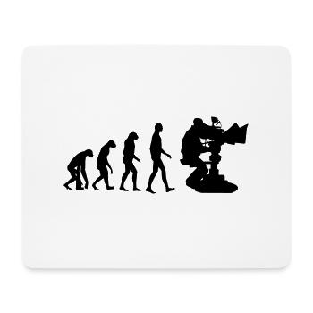 Cameraman / Camera / Kameramann / Kamera - Mouse Pad (horizontal) - white - Front