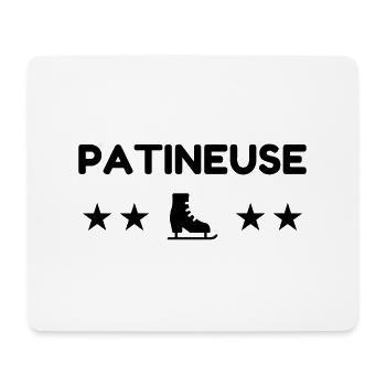 Eislaufen Eisläufer Sport Sportler Spieler - Mousepad (Querformat) - Weiß - Vorne