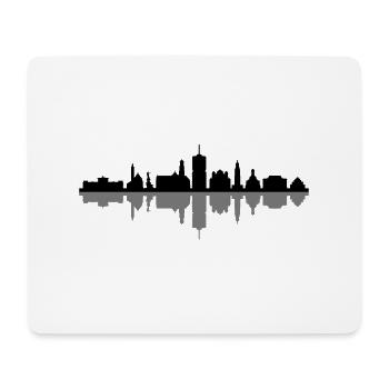 Skyline - Augsburg - Mousepad (Querformat) - Weiß - Vorne