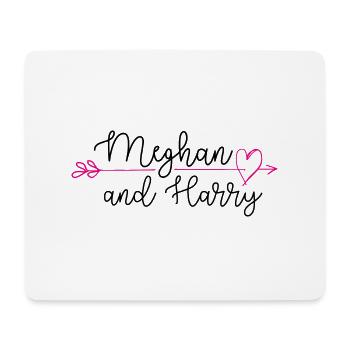 HT Royal Wedding Meghan Harry Arrow - Mousepad (Querformat) - Weiß - Vorne