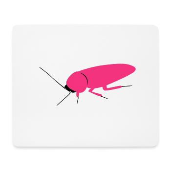 kakerlake - Mousepad (Querformat) - Weiß - Vorne