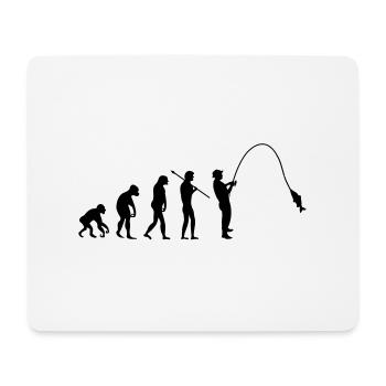 fishing_evolution_001 - Mouse Pad (horizontal) - white - Front