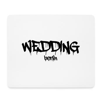 Wedding - Berlin - Deutschland - Graffiti - Bezirk - Mousepad (Querformat) - Weiß - Vorne