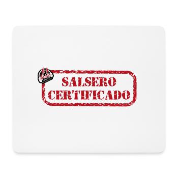 Salsero certificado Salsa es la cura - Mousepad (Querformat) - Weiß - Vorne