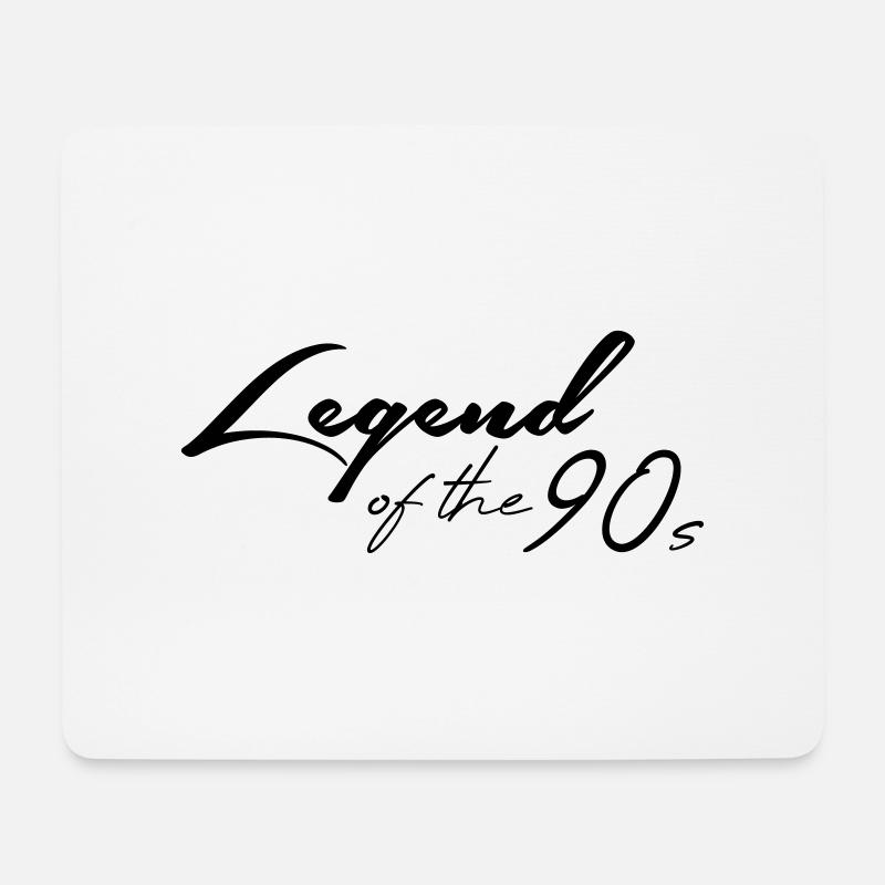 Legend of 90s - Mousepad (Querformat) - Weiß