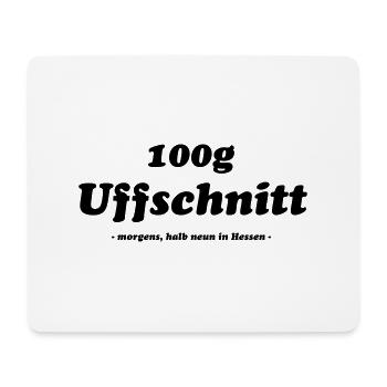 Uffschnitt in Hessen - Mousepad (Querformat) - Weiß - Vorne
