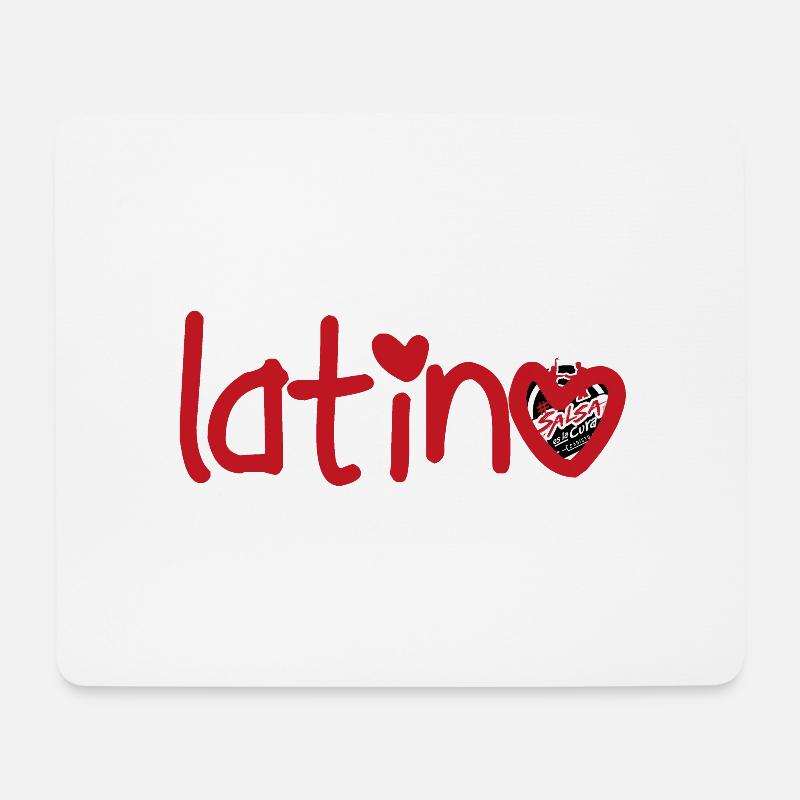 Latino Latina - Mousepad (Querformat) - Weiß