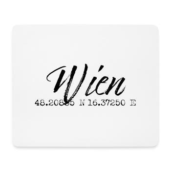Vienna - Mouse Pad (horizontal) - white - Front
