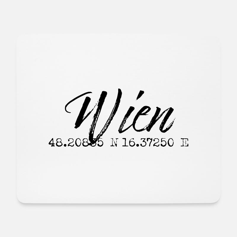Wien - Mousepad (Querformat) - Weiß