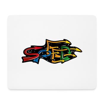 VITESSE GRAFFITI - Tapis de souris (format paysage) - blanc - Devant