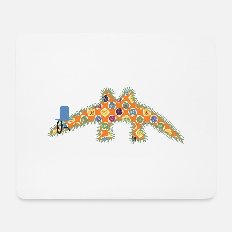 Un fourmilier camouflé - Tapis de souris (format paysage) - blanc