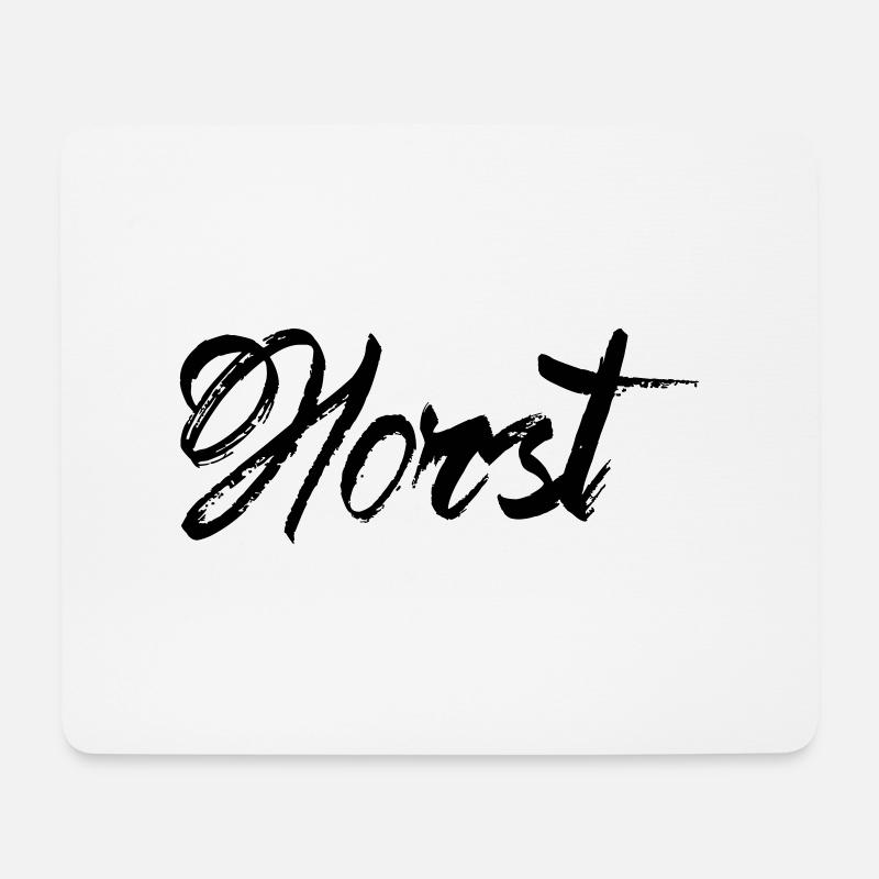 Horst - Mousepad (Querformat) - Weiß