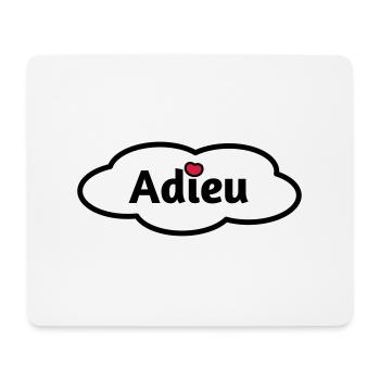 Adieu - Mousepad (Querformat) - Weiß - Vorne