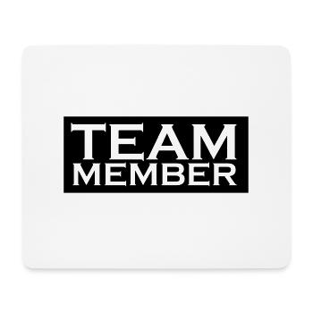 team member - Tapis de souris (format paysage) - blanc - Devant