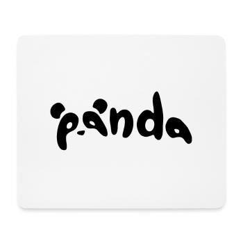 Panda - Mousepad (Querformat) - Weiß - Vorne