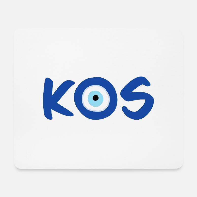 Nazar - Kos - Mousepad (Querformat) - Weiß