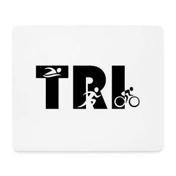 triathlon - Mousepad (Querformat) - Weiß - Vorne