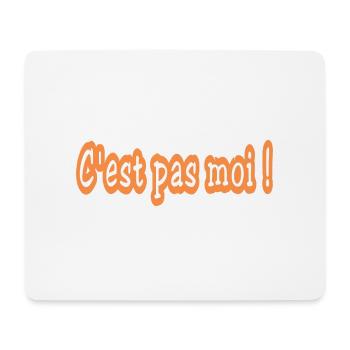 C'est pas moi ! - Tapis de souris (format paysage) - blanc - Devant