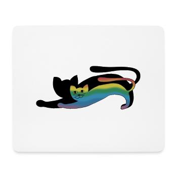 Cat - Mouse Pad (horizontal) - white - Front