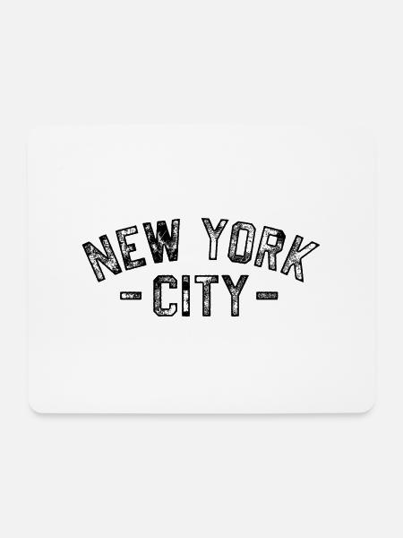 NEW YORK CITY STAMPED VINTAGE - Mousepad (Querformat) - Weiß