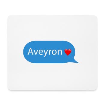 Aveyron love aveyronnais - Mouse Pad (horizontal) - white - Front