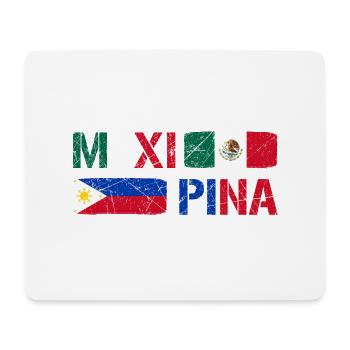 Philippinen Filipina Mexiko Herz DNA I Geschenk - Mousepad (Querformat) - Weiß - Vorne