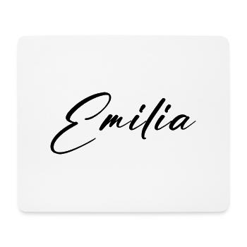 emilia - Mousepad (Querformat) - Weiß - Vorne