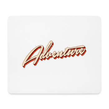 Adventure - Mouse Pad (horizontal) - white - Front