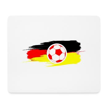 Fußball Soccer - Mouse Pad (horizontal) - white - Front