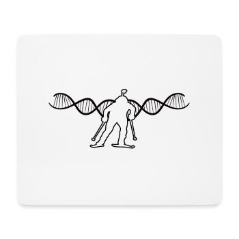 Skifahrer Wintersport Weihnachten Ski Skifahren - Mousepad (Querformat) - Weiß - Vorne